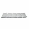 thumbnail image 2 of Sea Animals Floor Pillow Lounger Cover, Sharks Swimming Horizontal Silhouettes Powerful Dangerous Wild Life, Nap Mat Printed Fabric Case for 5 Pillows, 88" x 36", Charcoal Grey White, by Ambesonne, 2 of 5
