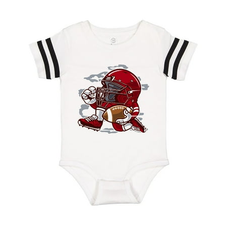 

Inktastic Football Helmet Running Gift Baby Boy or Baby Girl Bodysuit