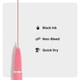 thumbnail image 4 of U Brands Catalina Felt Tip Pens, 10 Count, Medium Point, Assorted Colors, 4 of 6