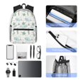 thumbnail image 6 of Haiem Whale And Turtle Lightweight Backpack for School, Classic Basic Water Resistant Casual Daypack for Travel with Bottle Side Pockets, 6 of 8