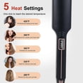 thumbnail image 1 of Adjustable Temperature Hair straightener Clipper Wide Plate Iron Fluffy Electric Clipper, 1 of 5