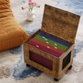 thumbnail image 1 of Small File Cabinet Cart Under Desk – Rolling Filing Cabinet for Home Office, Featuring a Chic Hanging File Organizer Box on Wheels for Letter & Legal Size Files, 1 of 1