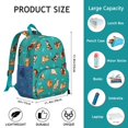 thumbnail image 6 of Stylish Dog Lover Backpack with Cute Bone and Puppy Theme, Lightweight Travel Bag for Daily Use, 6 of 6