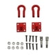 thumbnail image 5 of Paquete de 2 ganchos de remolque de rescate de coche RC Modelo de hebillas de vehículo Control remoto Suministros de automóvil Reemplazo para Axial SCX10 4WD / CC01 Rojo Inevent FN000805-02, 5 of 7