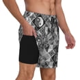 thumbnail image 2 of Fotbe Yin Yang With Black And White Traje de Baño para Hombre – Shorts de Natación de Secado Rápido con Forro y Bolsillos-X-Large, 2 of 6