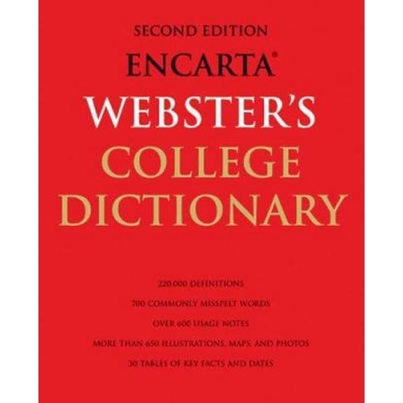 Pre-Owned Encarta Webster's College Dictionary: 2nd Edition (Hardcover) 1596910852 9781596910850