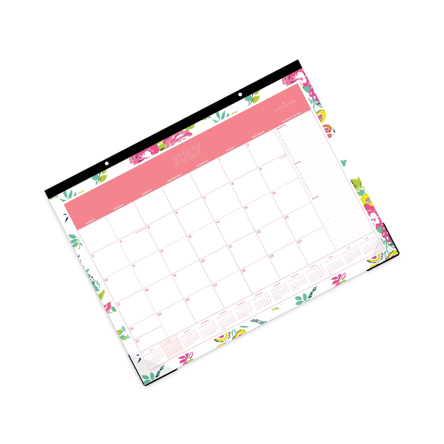 Day Designer Academic Monthly Desk Calendar, 22" x 17", Peyton White, July  2022 to June 2023, 107938-A - Walmart.com