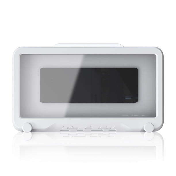 Inteprter Funda impermeable para teléfono móvil, autoadhesiva, caja ajustable de 360 grados, soporte de almacenamiento para teléfono móvil, Juegos de accesorios de baño Blanco Inteprter HA009874-03B