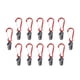 thumbnail image 2 of Clip de broches para tienda de campaña, 12 piezas, con mosquetón, impermeable, versátil, práctico, accesorios para tienda, abrazadera para toldo Cola Clips para lona, 2 of 8