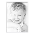 thumbnail image 2 of ArtToFrames 20" x 28" Contemporary White Picture Frame, 20x28 inch White Wood Poster Frame (WOM-4731),  Pack, 2 of 7