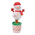 thumbnail image 4 of Juguete De Peluche Navideño Interactivo Que Habla Para Niños Y Niñas, Muñeco De Nieve De Peluche, 4 of 8