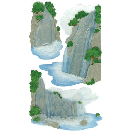 Dimensional Waterfall - Jolee's Boutique Dimensional Stickers, Vellum Waterfall