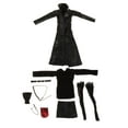 thumbnail image 1 of Conjunto De Chaqueta De Cuero Para Mujer, Traje Elegante Para Mujer, Cuerpo De Figura De Mujer De 12 Pulgadas, 1:6, 1 of 8