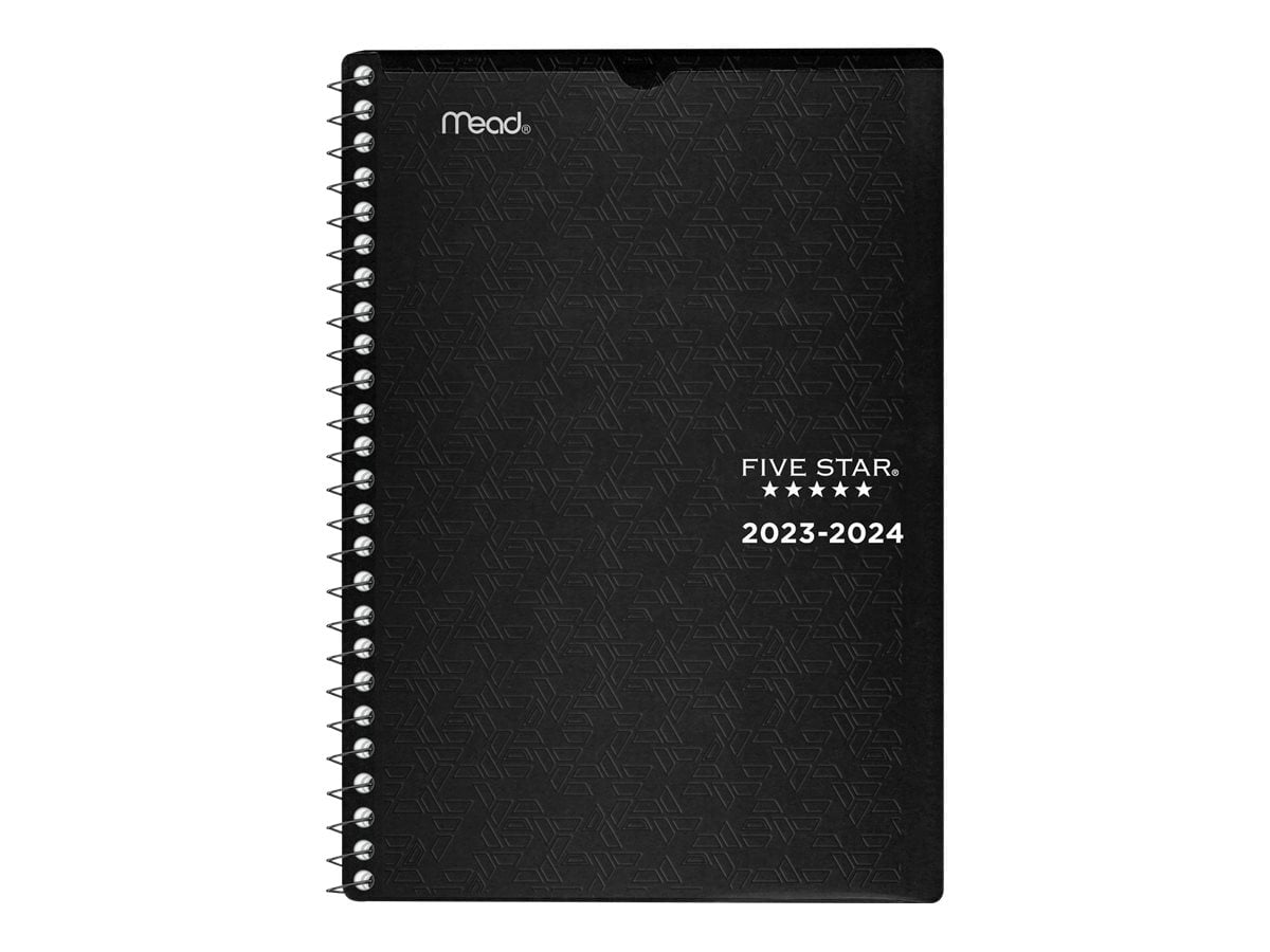 Mead Five Star Student academic planner 20232024 week/month to view wirebound 5.5 in