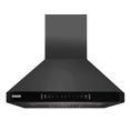 thumbnail image 1 of ONEX® OPF730-BL Hotte de Cuisinière Murale en Acier Inoxydable de 30 Pouces - Noir, 1 of 1