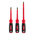 thumbnail image 2 of Milwaukee Tool 3 PC 1000V Insulated Screwdriver Set, 2 of 8