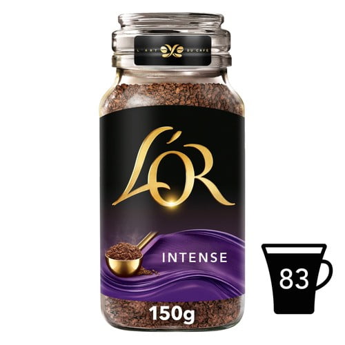 L'OR Intense Instant Coffee 150g, British Import (Pack of 2)