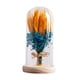 thumbnail image 2 of Regalos de flores para ella Lámpara de mesa LED Adorno de flores preservadas Flor artificial azul, 2 of 9