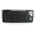 thumbnail image 1 of Amdohai E30 2.4GHz Wireless Keyboard with Trackball Scroll Wheel Remote Control for Android Smart TV PC Notebook Silver, 1 of 7