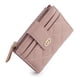 thumbnail image 1 of Carteras pequeñas de cuero para mujer RFID Cartera rosa Monedero Lindo Titular de la tarjeta Cartera para niñas Cartera delgada y plegable con bolsillo para monedas con cremallera, 1 of 5