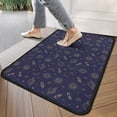 thumbnail image 4 of Dark Blue Star Moon Sun Planet Rocket Pattern Door Rugs,Washable Non Slip Door Mats Indoor,Decorative Door Mats,Entry Mat Indoor for Entrance,Bedroom,Kitchen,Bathroom,30"x17", 4 of 6
