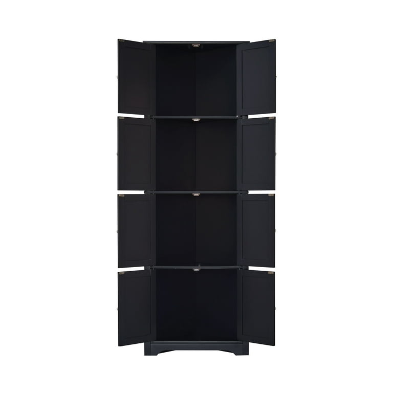 Black cheap corner pantry