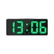 thumbnail image 2 of Reloj despertador digital Simples LED con pantalla digital grande, reloj despertador de moda, totalmente funcional, para escritorio, mesita de noche, estudio, cocina, reloj con marco negro., 2 of 7