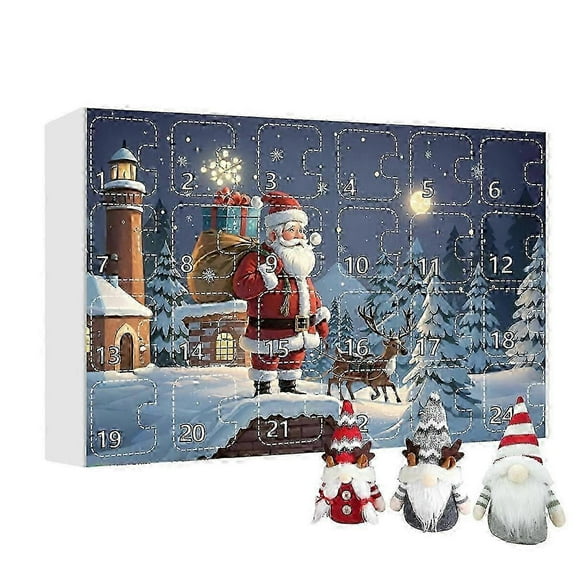 2025 Christmas Gnome AdventCalendar,2025 Christmas Countdown Calendar