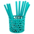 thumbnail image 3 of Juego de Cubiertos Azul 17 Piezas con Soporte, Acero Inoxidable y Mango Ergonómico, Incluye Cuchillos, Tenedores y Cucharas, Organización y Estilo en tu Cocina, 3 of 4