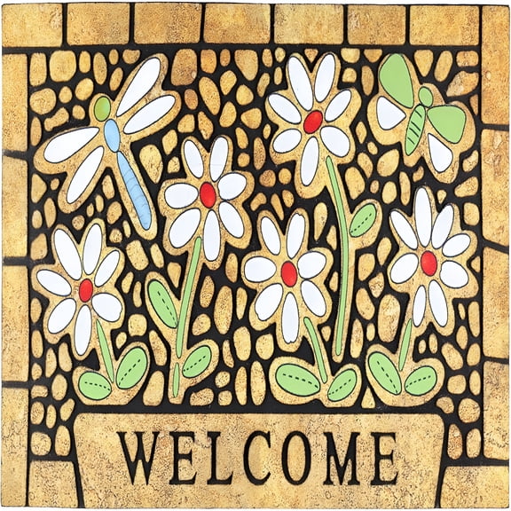 RLESO Welcome Door Mat 24 X 36 Inch Front Doormat Outdoors for Home Entrance Outdoors Mat for Outside Entry Way Doormat Entry Rugs,Heavy Duty Non Slip Rubber Back Low Profile
