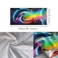 thumbnail image 3 of Jjayotai Dolphin Blanket, 29x59 inches, Bright Underwater World Design, Soft Cozy Quick Dry Ultra Absorbent Suit for Bathroom Spa Gym Yoga Swim Travel Home Decor, 3 of 9