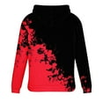 thumbnail image 4 of Patlollav Men Hooded Sweatshirts Casual Fashion Round Neck Print Pullover Long Sleeve Tops Red XXXXL, 4 of 4