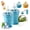 2Blue, variant on 2-in-1 Collapsible Ice Ball Maker Cup – Portable Silicone Beverage Tumbler with Straw, Leakproof Design for Iced Drinks, Travel Commute Sports Daily Use, BPA Free