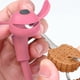 thumbnail image 4 of Candado Bicicleta Perro Cubierto De Silicona Bicicleta Con 2 Llaves Galleta Accesorios Rosa, 4 of 8