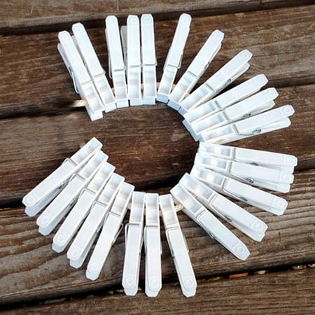 - 60X Heavy Duty Plastic Clothes Pins Laundry Clothespins Clips Bag Hangs Clothing