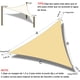 thumbnail image 4 of Toldo Vela De Sombra Triangular, Malla Parasol Impermeable con Protección UV para Patio, Espacios Exteriores, Jardines, Amarillo, 4 of 4