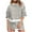 Coffee, variant on Bloomae 2 Piece Striped Sets for Women Casual Tracksuit Long Sleeve Crew Neck Pullover Sweatshirt Drawstring Elastic Waist Skirted Skorts Matching Set Lounge Wear Sweat Suit Khaki XXL