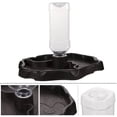thumbnail image 3 of 1pc Small Pet Feeding Bowl Drinking Foods Feeder Container for Lizard Turtle Reptile (Coffee), 3 of 7