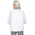 thumbnail image 2 of Alfred Dunner Womens Petite Reversible Collared Fur Vest, 2 of 6