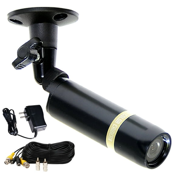 VideoSecu Outdoor Weatherproof Bullet Security Camera Built-in Sony CCD Wide Angle Lens 480TVL with Power and Cable bbc