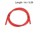 thumbnail image 3 of Silicone Tubing, 4mm ID x 7mm OD 3.3ft Rubber Tube High Temp for Pump Transfer Red, 3 of 5