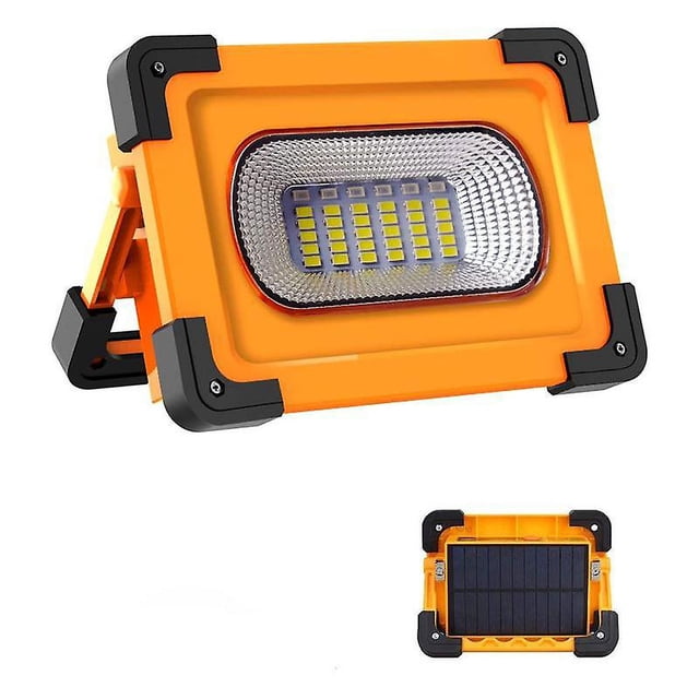 Reflector LED Recargable Lúmenes Luz de Trabajo para Sitio de Construcción con Batería Solar Pannea 4 Modos Portátil