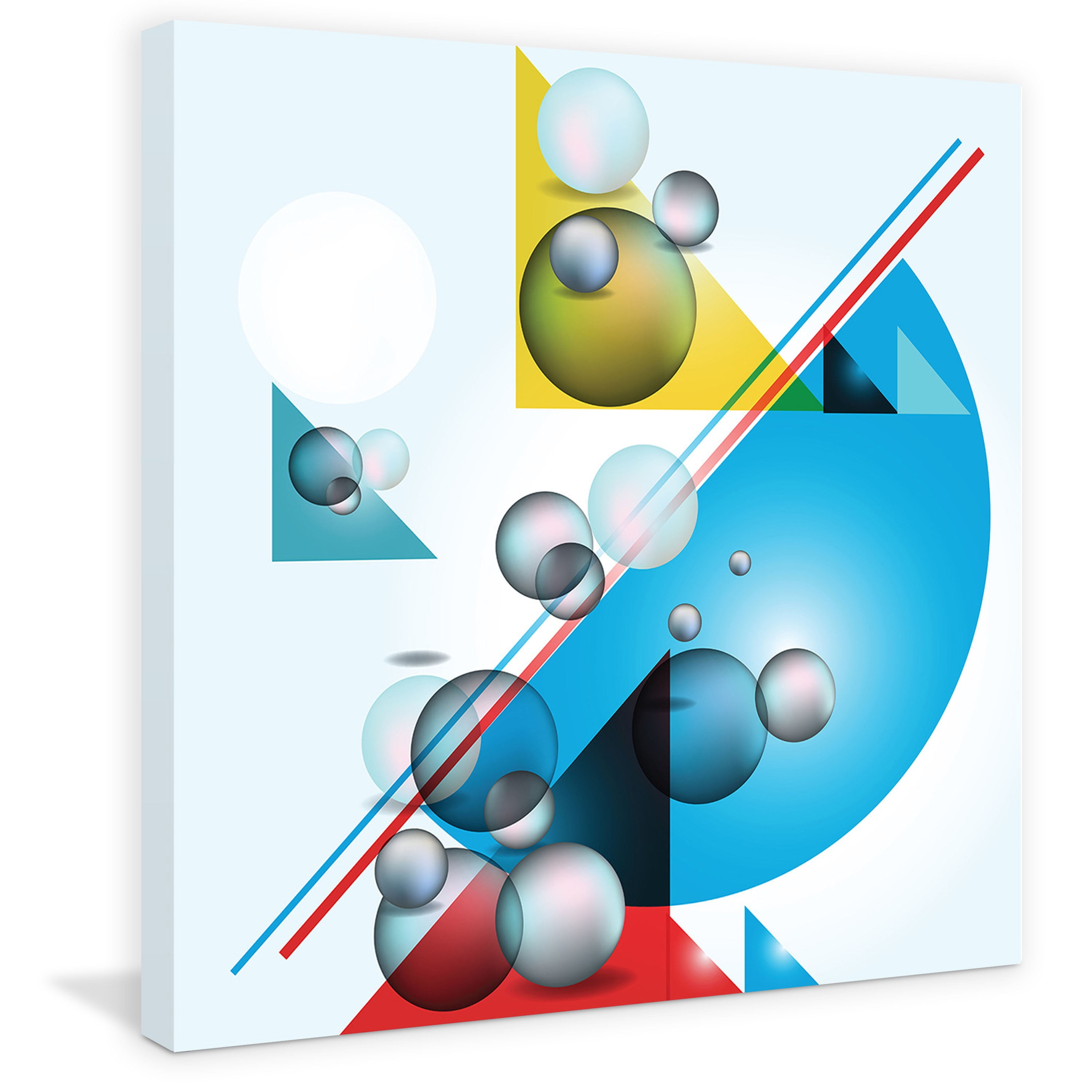 "Kinetic Design" Painting Print on Wrapped Canvas