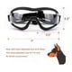 thumbnail image 4 of Gafas para perros, gafas de sol para mascotas, impermeables, resistentes al viento, protección ocular para perros grandes/medianos (transparentes), 4 of 6