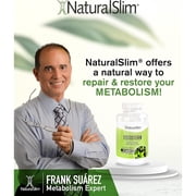 NaturalSlim Natural Testosterone Booster for Men - Male Enhancing Supplement with Ginkgo Biloba, L Arginine, Zinc, Vitamin B3, Testofen for Energy, Muscle Builder & Metabolism - 180 Capsules