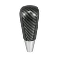 thumbnail image 1 of Perilla de cambio de marcha única para automóvil, perilla de cambio interior para Scion XD 2008-2014, cuero sintético, plástico gris, 1 of 7