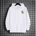thumbnail image 5 of XIAOCHA Men's Pullover Hoodie Graffiti Print Sweatshirts Daily Hooded Sweatshirt, White, Sizes XXXL, 5 of 5