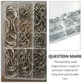 thumbnail image 3 of 150 Pcs Crochets à Vis en Zinc pour Suspendre Design Simple Forme de Point d'Interrogation Usage Intérieur Extérieur, 3 of 9