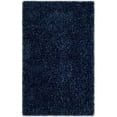 thumbnail image 2 of Safavieh Toronto Shag 4' X 6' Handmade Polyester Rug in Navy, 2 of 9