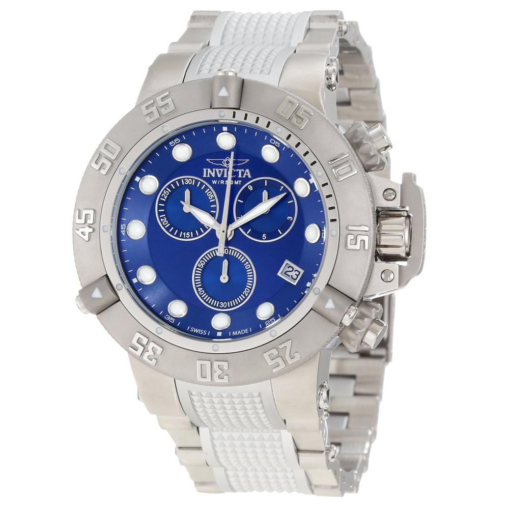 Invicta Men's 10545 Subaqua Noma III Blue Dial Interchangeable Strap Chronograph Watch